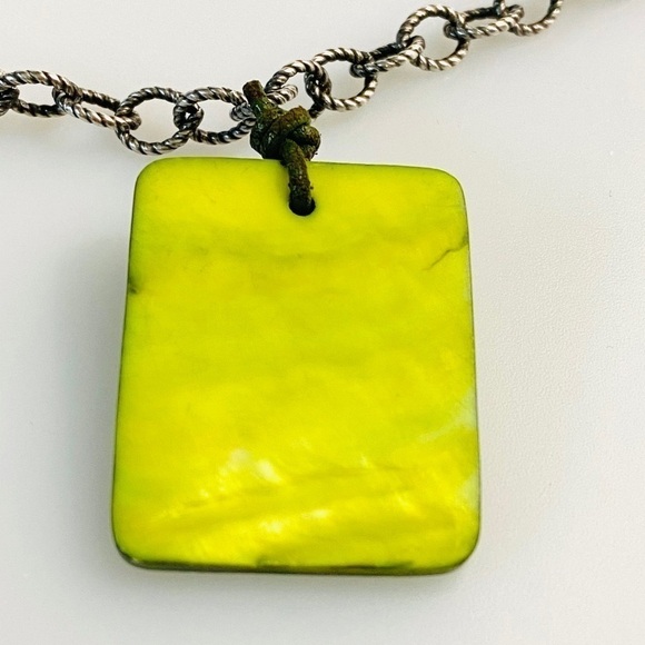 SILPADA Mother of Pearl Pyrite 925 Necklace - Picture 5 of 11